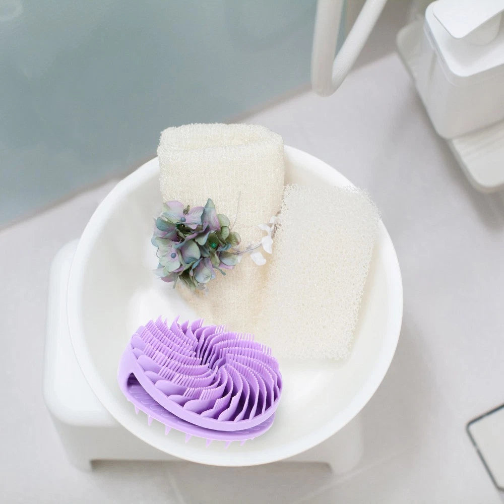 Exfoliating Bath Brush Woman Body Scrubber Exfoliator with Handle