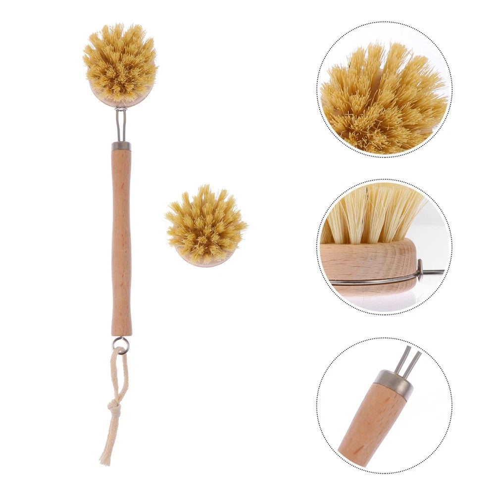 2 Pcs Cleaning Brush Long Handle Body Bathing Accessories