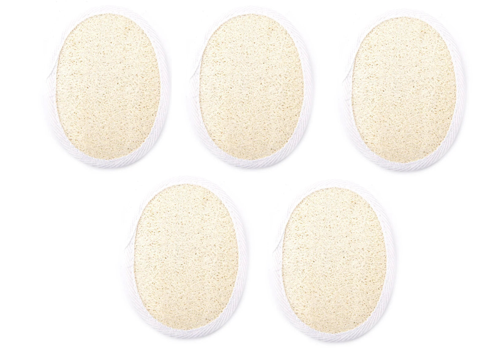 Exfoliating Loofah Pads Natural Luffa Loofa Body Sponge Scrubber Brush hand held