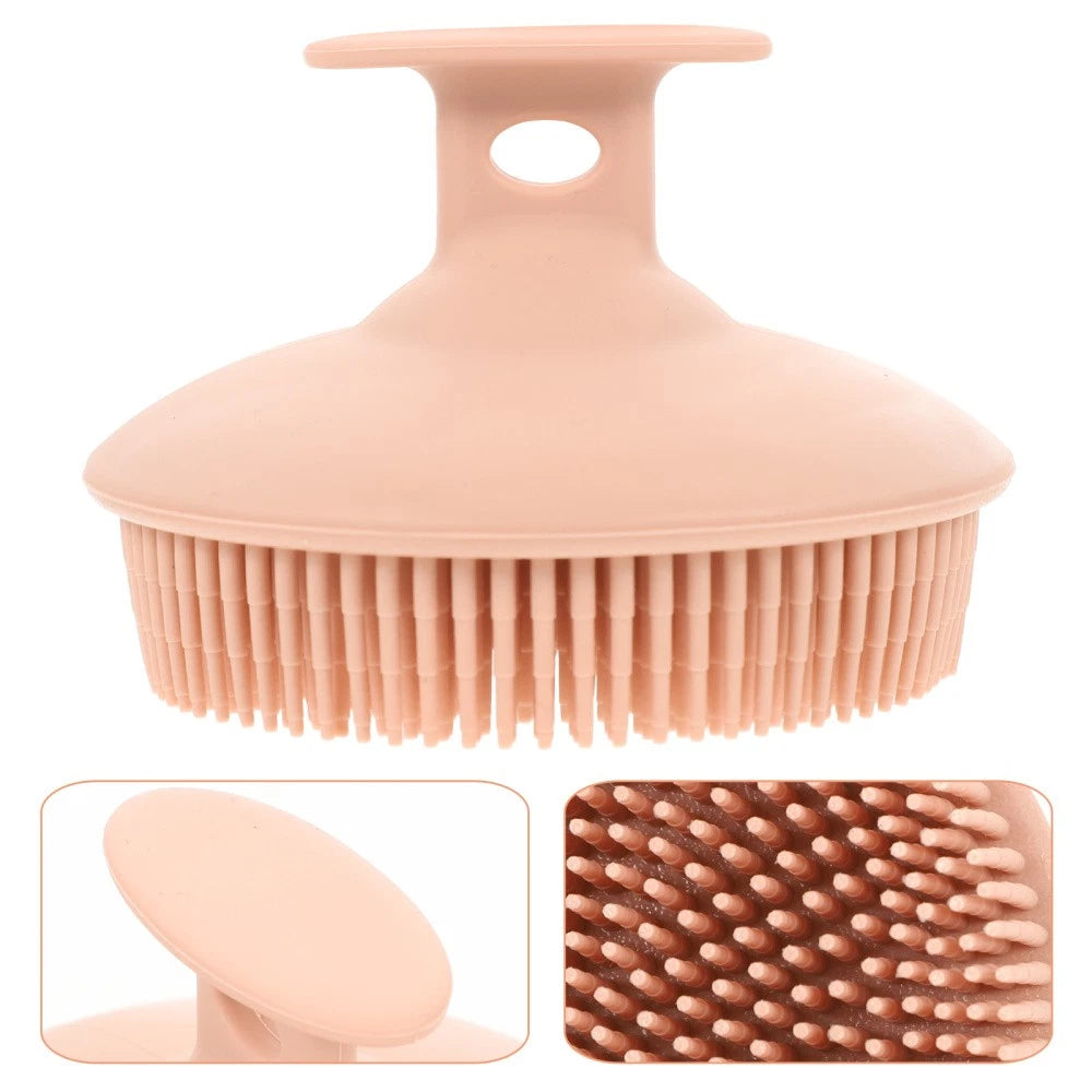 Bath Brush Exfoliating for Body Travel Soft Silicone Scrubber Shower