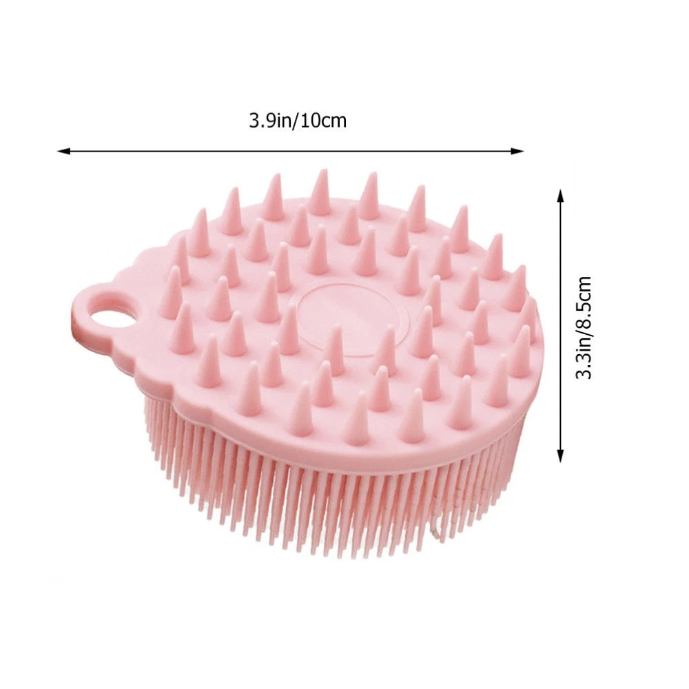Bath Brush Child Baby Silicone Body Shower Brushes Hair Scrubber