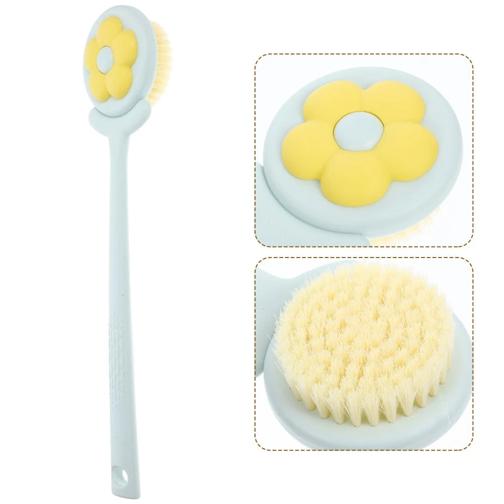 Flower Bath Brush Body Bathing Tool Back Scrubber for Shower Exfoliating