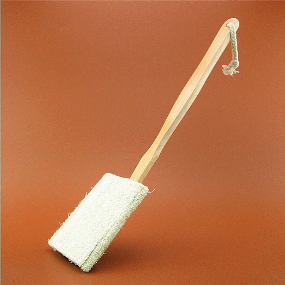 Exfoliating Back Brush with Long Handle for Spa Shower Bath Random Color