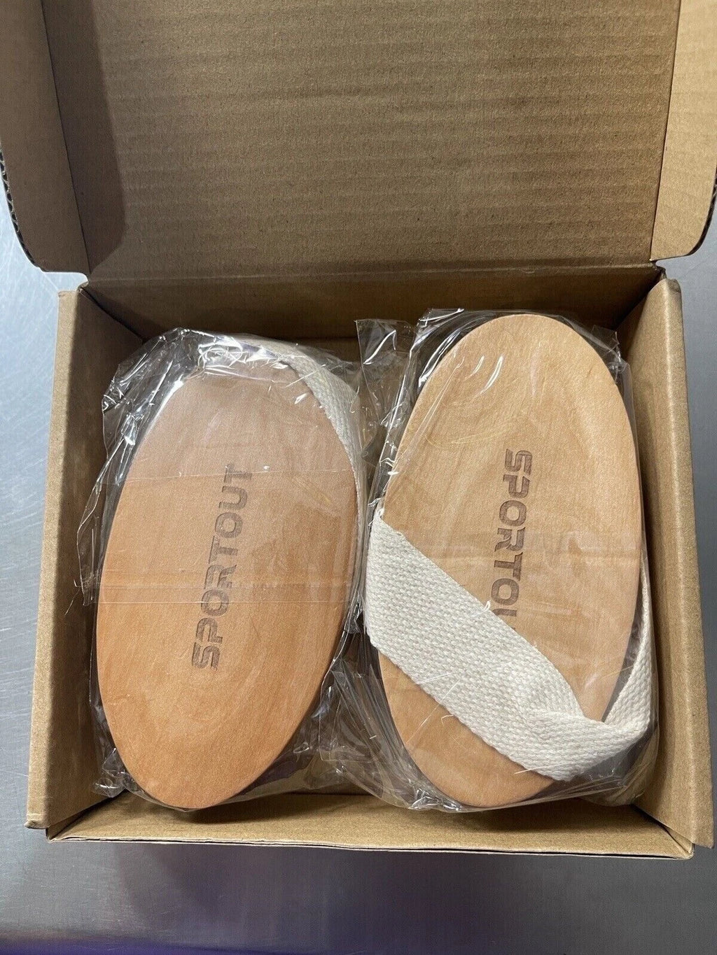 Sportout 2 Pack Bristle Bath And Body Brush Set Wet Or Dry New In Box