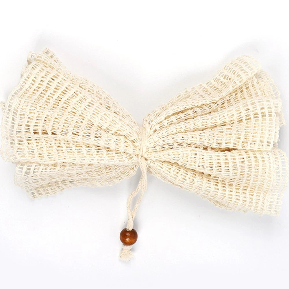 Bath Flower Towel Brush Exfoliating Body Scrubber Mesh Ball Shower