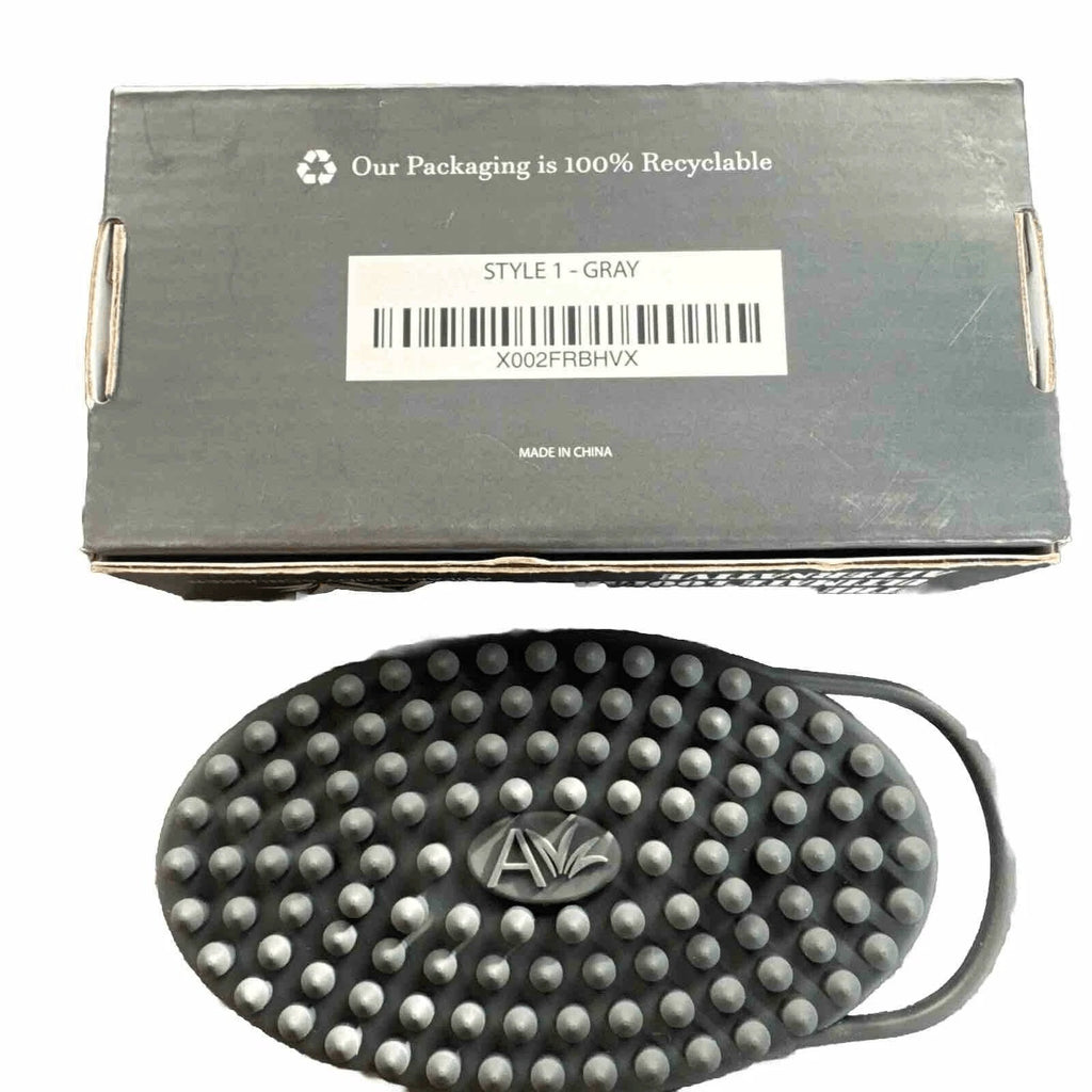 Brand New Avilana Exfoliating Silicone Body Scrubber,  Gray. FREE SHIPPING
