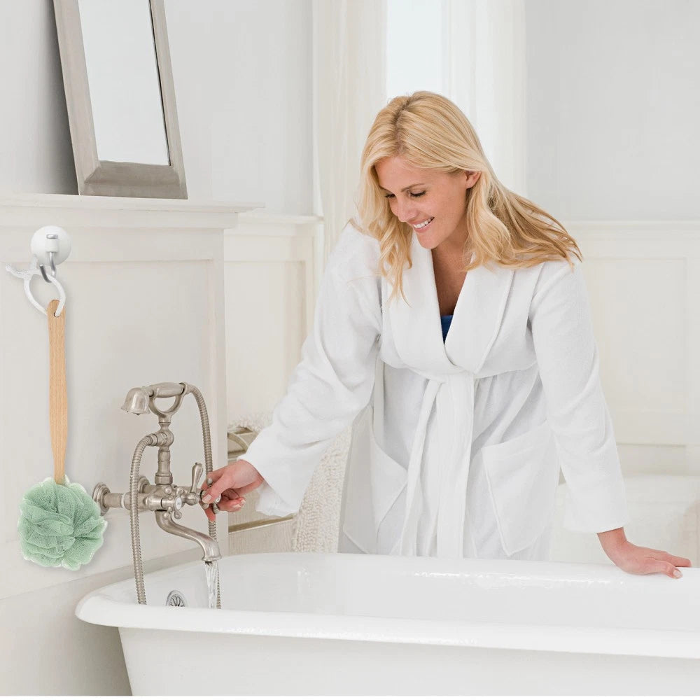 3 Pcs Bath Ball Towel Back Shower Scrubber Body Cleaning Brush Home Use