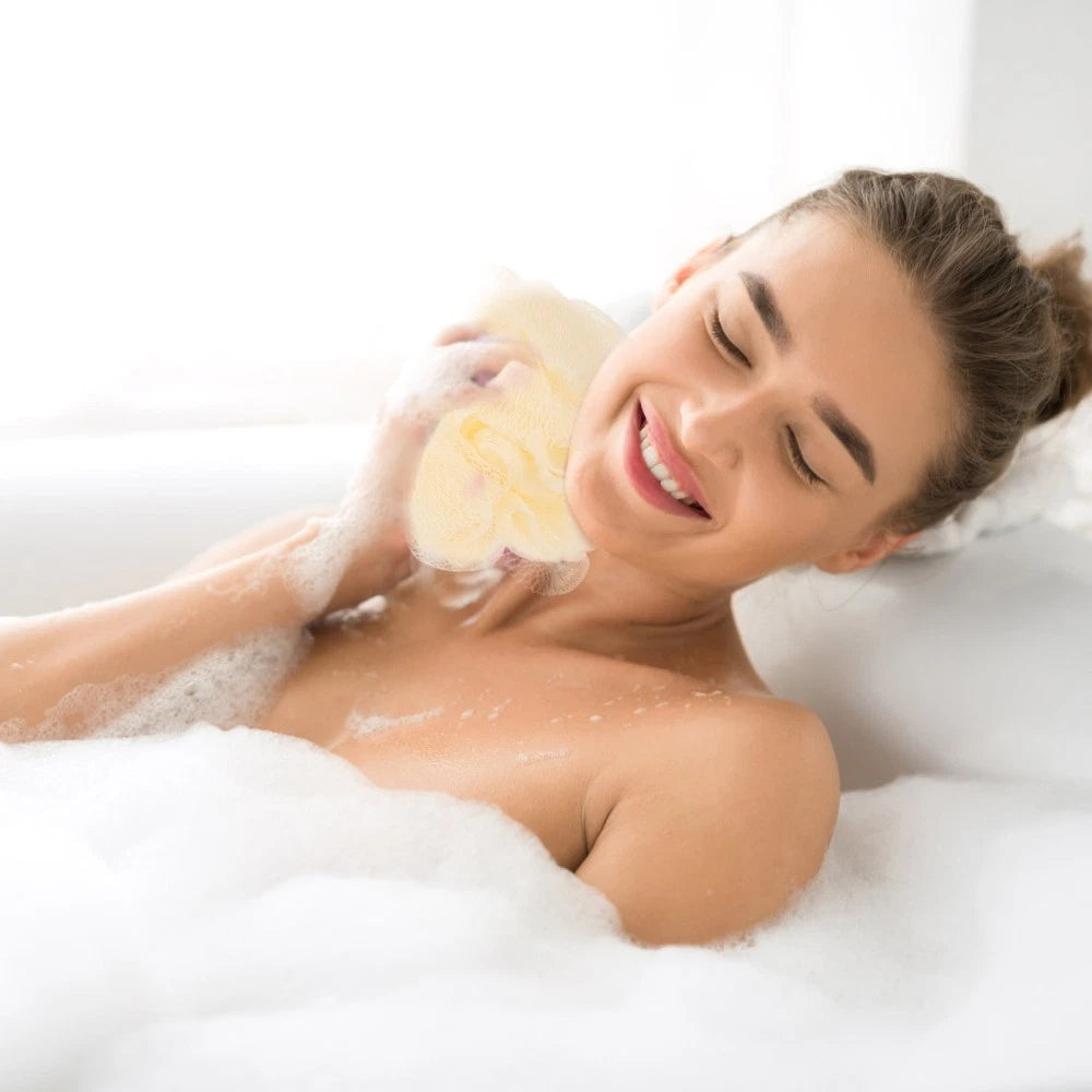 Heart-shaped Bath Brush Skin Scrubber Exfoliator Back for Shower