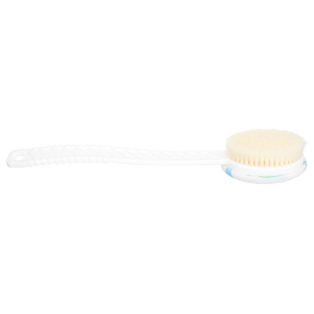Double-head Shower Brush Bath Scrub Man Cleaning Long Handle Bathing