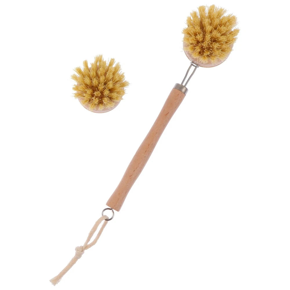 2 Pcs Cleaning Brush Long Handle Body Bathing Accessories