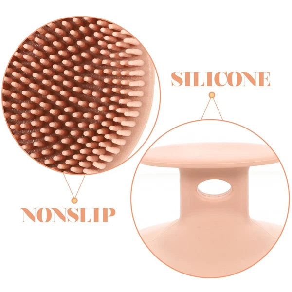 Bath Brush Exfoliating for Body Travel Soft Silicone Scrubber Shower