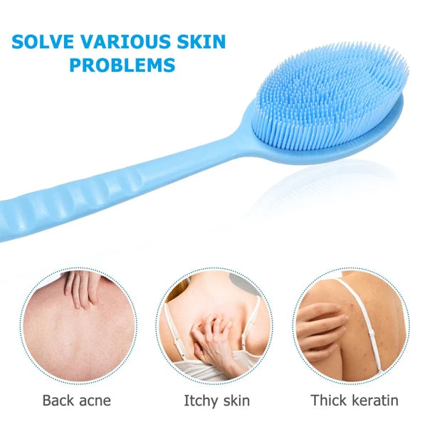Anti-slip Body Cleaning Scrubbers Back Long Cleaning Tool for Home Bathroom