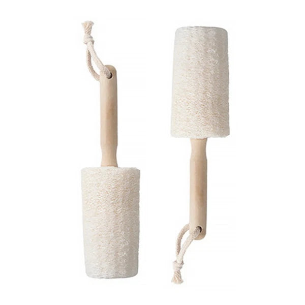 2Pcs Loofah Back Scrubber Loofah Shower Brush for Natural Exfoliation