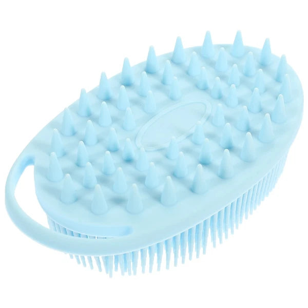 Bath Child Shower Scrubber Soft Double-sided Silicone Cleaning
