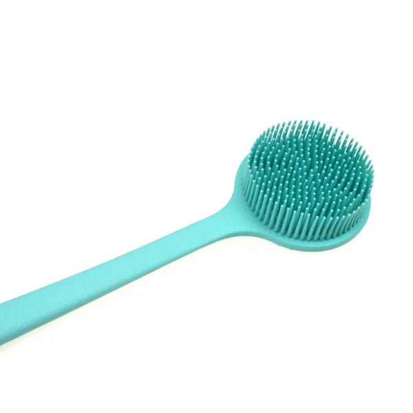 Silicone Bath Brush Back Exfoliator for Shower Exfoliating Scrub Long Handle