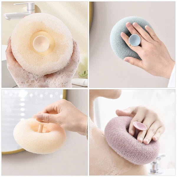 3 Pcs Bath Ball Body Exfoliator Brush Exfoliating Shower Brushes