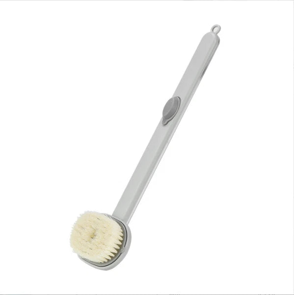 Long Handle Bath Massage Cleaning Brush with Soap Dispenser, Liquid Bath Brush