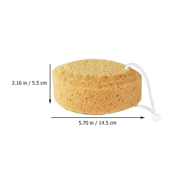 4Pcs Adult Shower Sponge Bath Natural Sea Massaging Household Bathing Brush