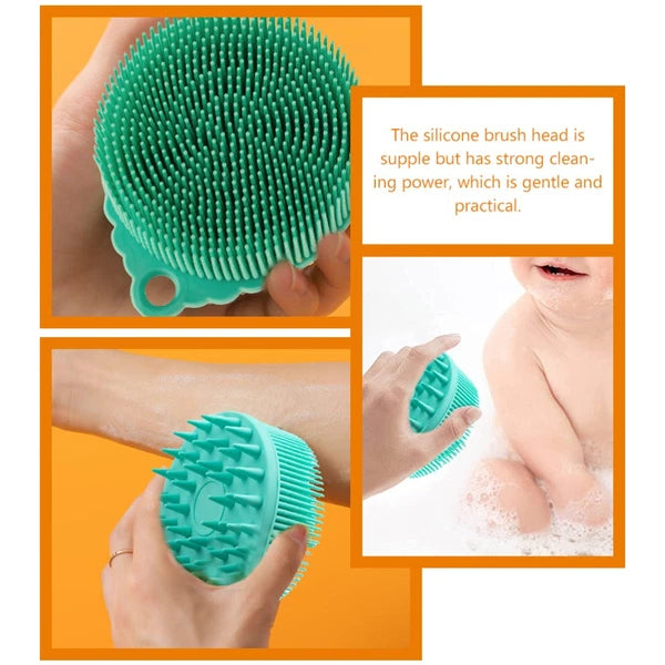 Silicone Bath Brush Brushes Baby Child Sensory Shower Scrubber for Body