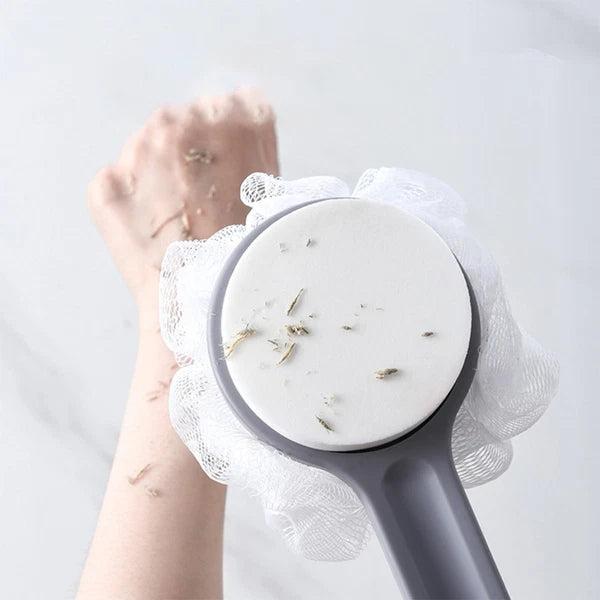 2 Pieces Bath Ball Brush Child Double-sided Body Exfoliator Scrub