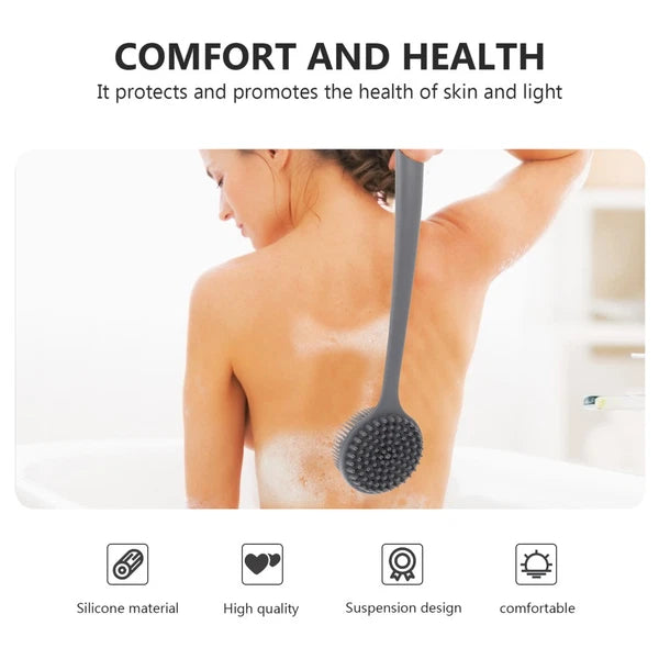 Bath Brush Silicone Exfoliator Man Elderly Body Scrubber Brushes Shower