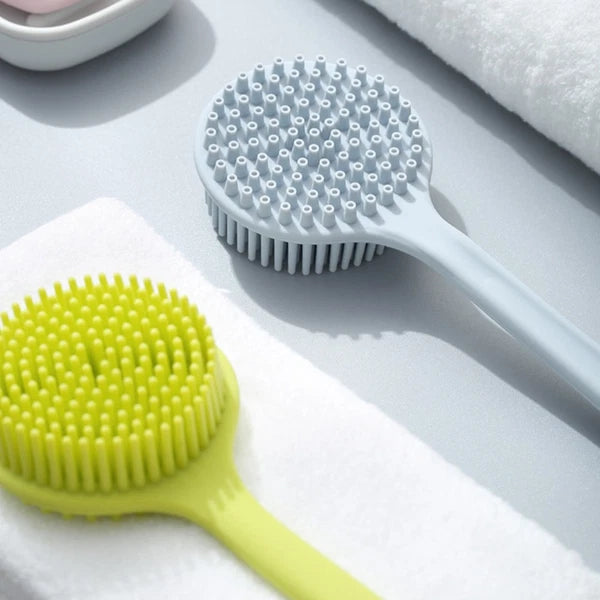 Body Brush Exfoliator Bath Brush Body Dry Brush Silicon Bath Body Scrubber