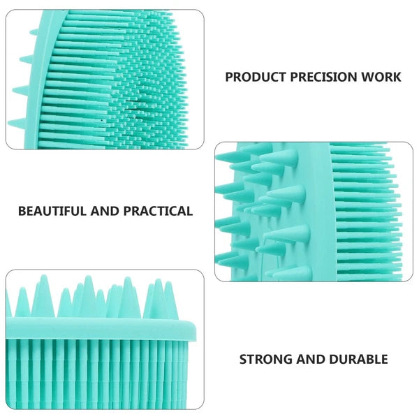 Bath Brush Work Double-sided Silicone Cleaning Body Brushes for Shower
