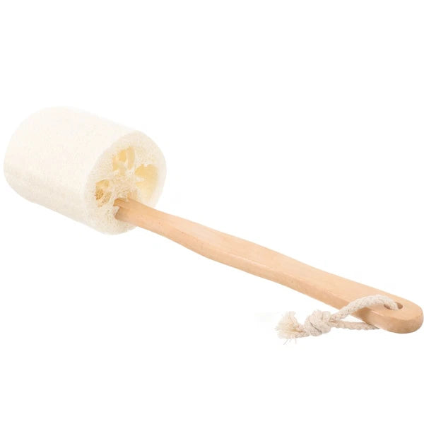 Loofah Shower Brush Scrub for Body Bath Spa Cleaning Exfoliating Stick