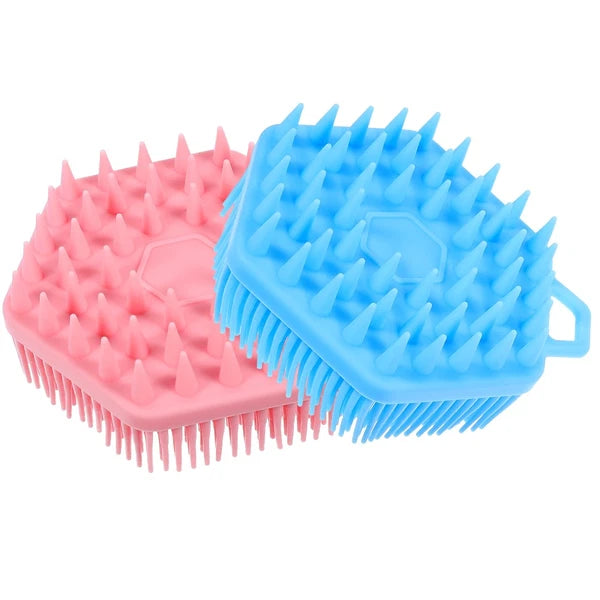 2 Pcs Bath Massage Brush Man Shower Exfoliator Exfoliating Scrubber
