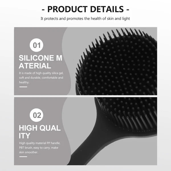 Shower Brush Bath Elderly Man Silicone Scrub for Body Scruber Back Scrubber