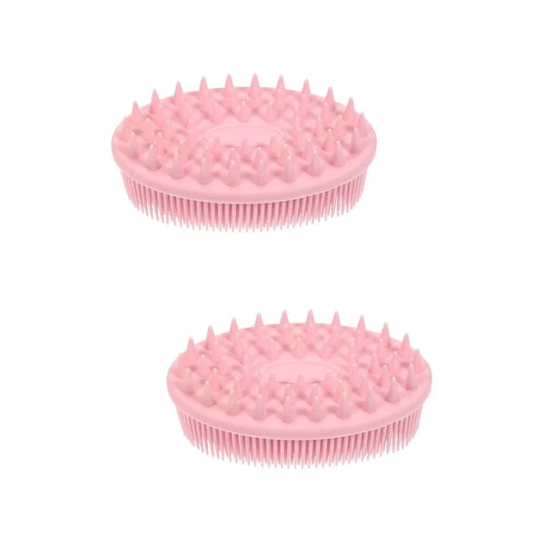 2 Pack Silicone Bath Brush Child Man Massage for Infant Scrubber
