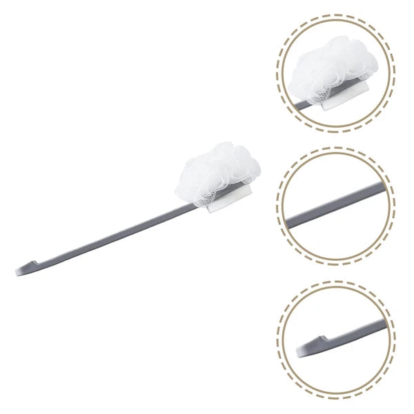 2 Pack Bath Ball Brush Exfoliating for Body Shower Scrubber Child Back