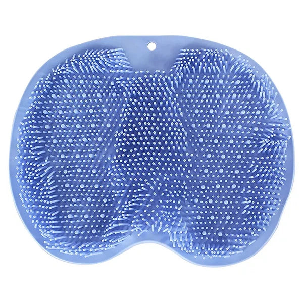 Silicone Rub Back Brush Non-slip Wash Foot Pad  with Sucker Massage Shower Mat