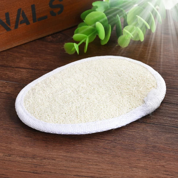 1/2/5X Biodegradable Shower Brushes Natural Loofah Exfoliating Sponge for Bath/