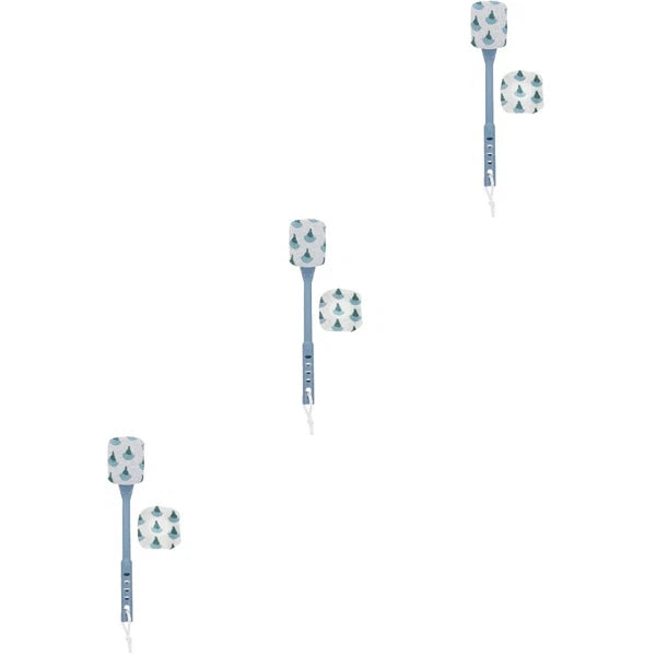 3 pcs Household Bath Brush Practical Shower Brush Back Cleaning Brush for