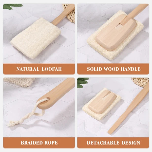 Loofah Bath Brush Shower Scrubber for Cleaning Man Work Bathing Accessories