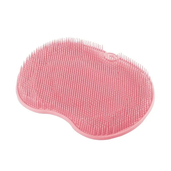Silicone Rub Back Brush Non-slip Wash Foot Pad with Sucker Massage Shower Mat