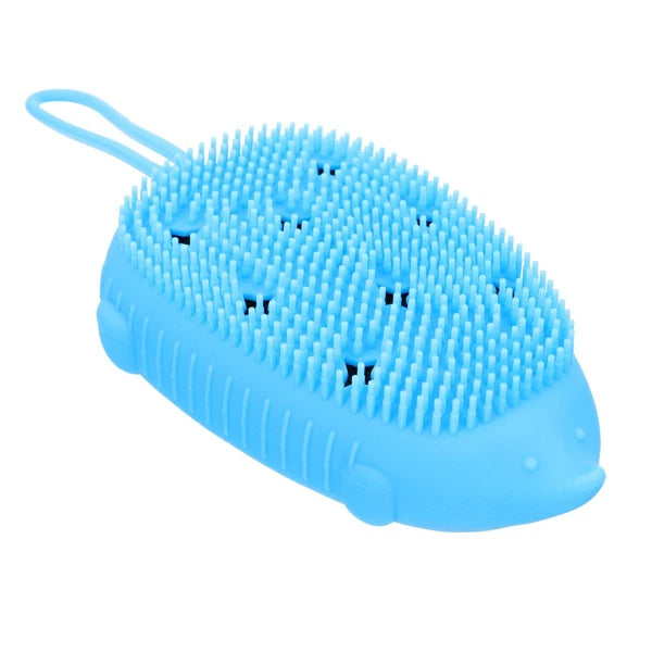 1Pc Silicone Bathing Brush Household Shower Brush Useful Body Bathing Scrubber