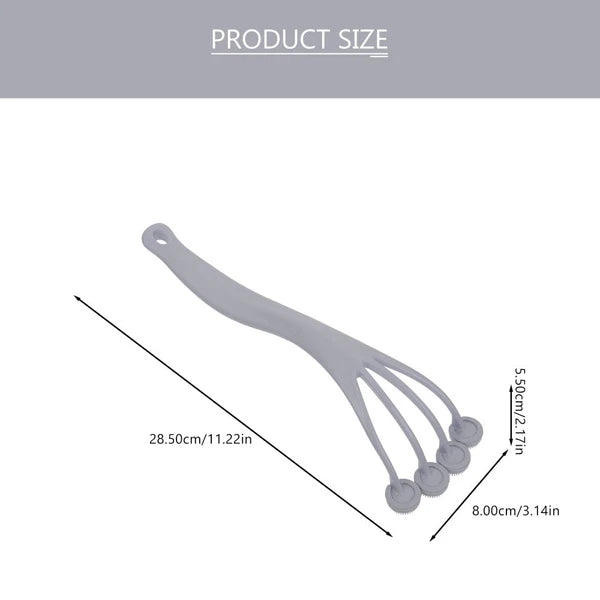 2 Pack Exfoliating Bath Brush Body Brushes for Shower Back Scrubber Men