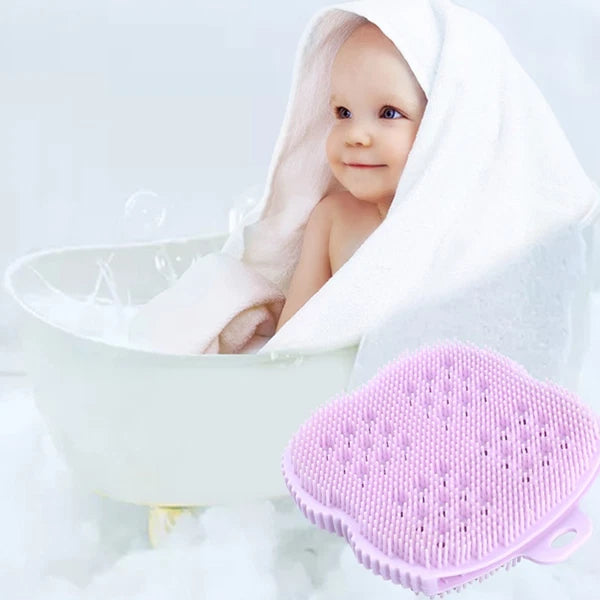 2pcs Shower Brush Practical Massage Brush Creative Bathing Scrubber Body