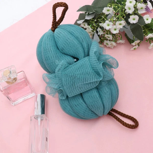 1Pc Rub Bath Towel Bath Flower Tensile Rub Bath Flower Bath Brush Bath Scrubber