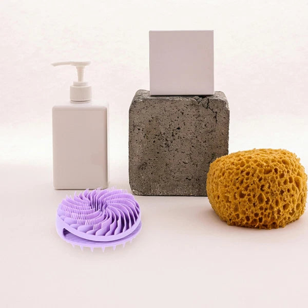 Exfoliating Bath Brush Woman Body Scrubber Exfoliator with Handle