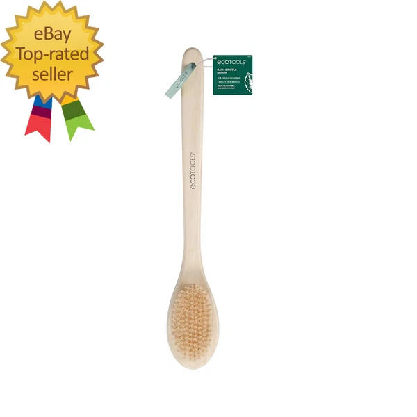 Bath Bristle Brush Bath Brush with Long Handle,Cleanse Back & Hard-To-Reach Area