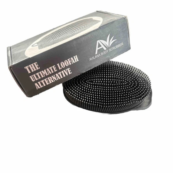 Brand New Avilana Exfoliating Silicone Body Scrubber,  Gray. FREE SHIPPING