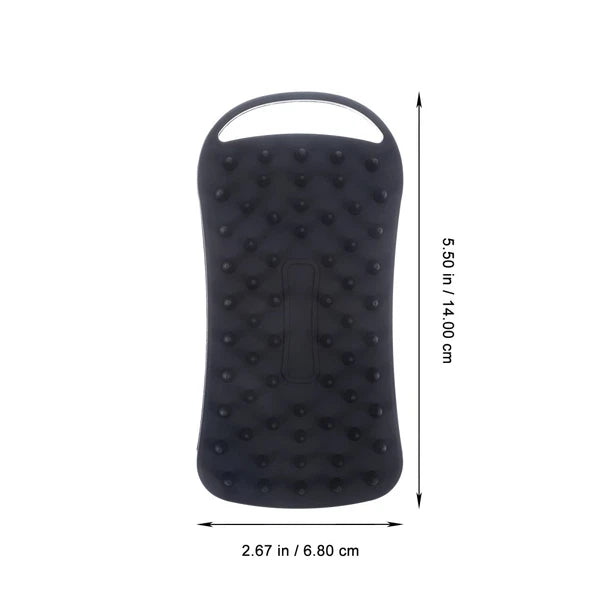 Bath Silicone Scrubber Body Exfoliating Shower Brushes