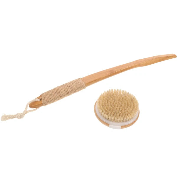 Removable Bath Brush Elder Women's Shower Scrubber Handle Cleaner for