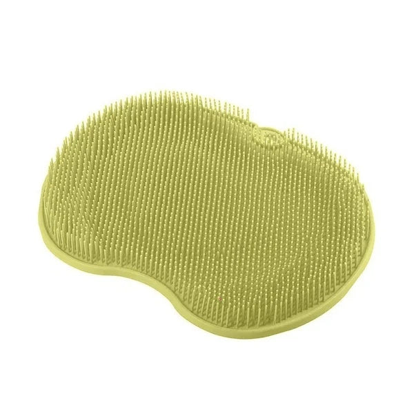 Silicone Rub Back Brush Non-slip Wash Foot Pad with Sucker Massage Shower Mat