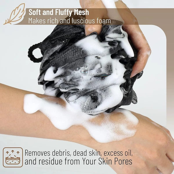 Loofah with Handle Loofah Back Scrubber Back  Loofah Brush on A Stick NEW