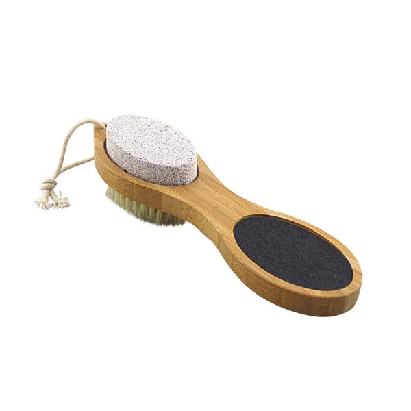 Foot Massage Brush Feet Pads Wooden bath brush Shower brush