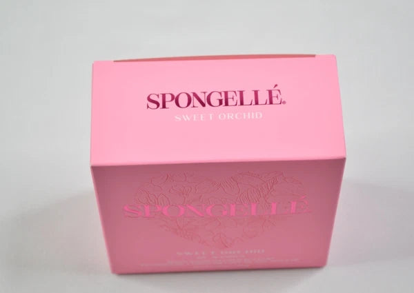 Spongelle SWEET ORCHID Infused Bath Shower Body Sponge Buffer 3.5 Oz